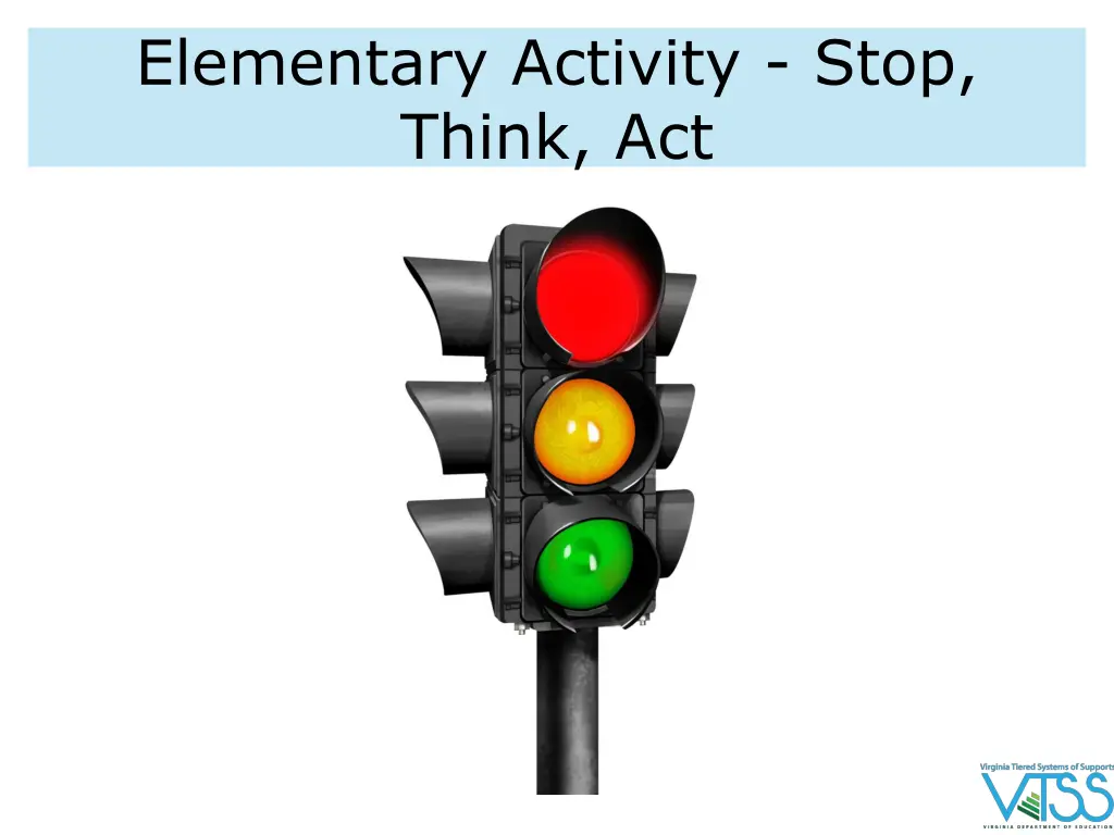 elementary activity stop think act