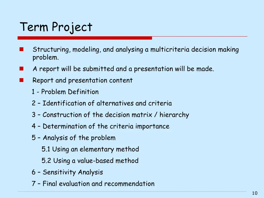 term project