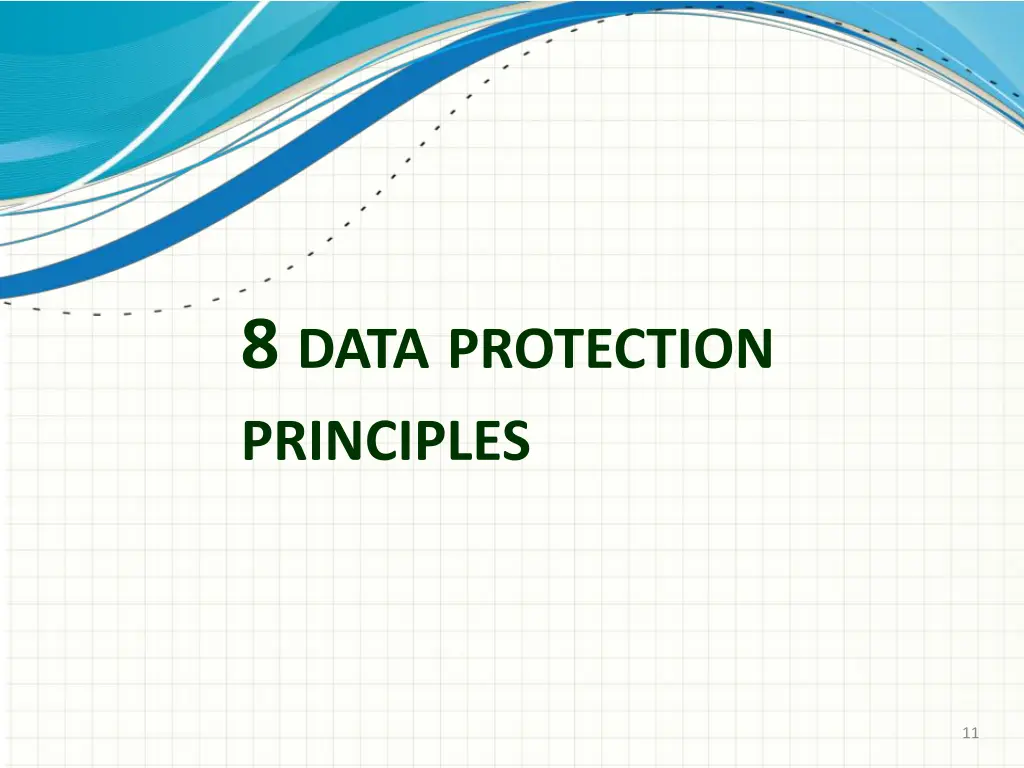 8 data protection principles
