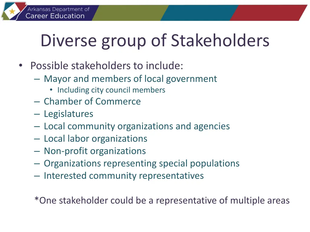 diverse group of stakeholders 4