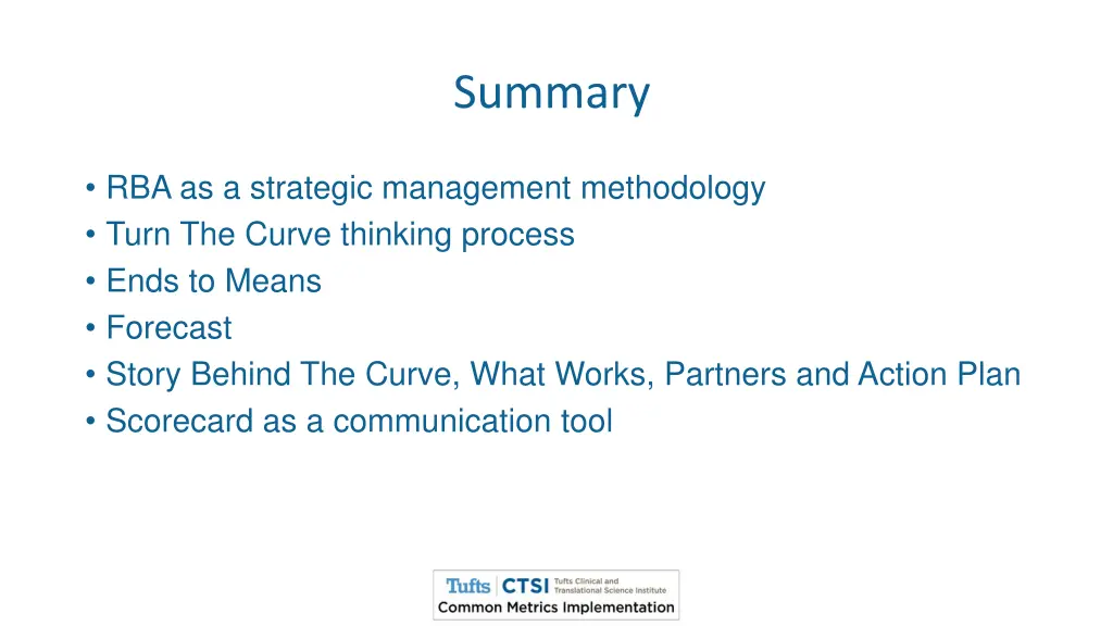 summary