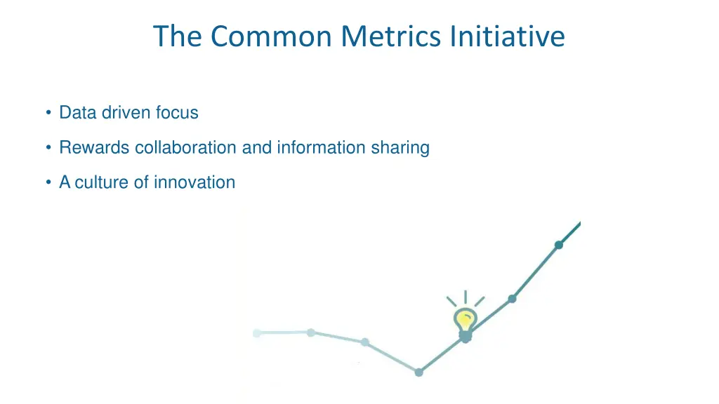 the common metrics initiative 2