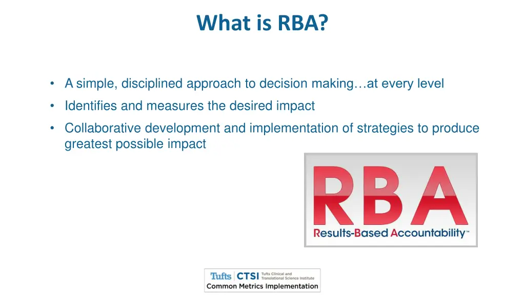 what is rba