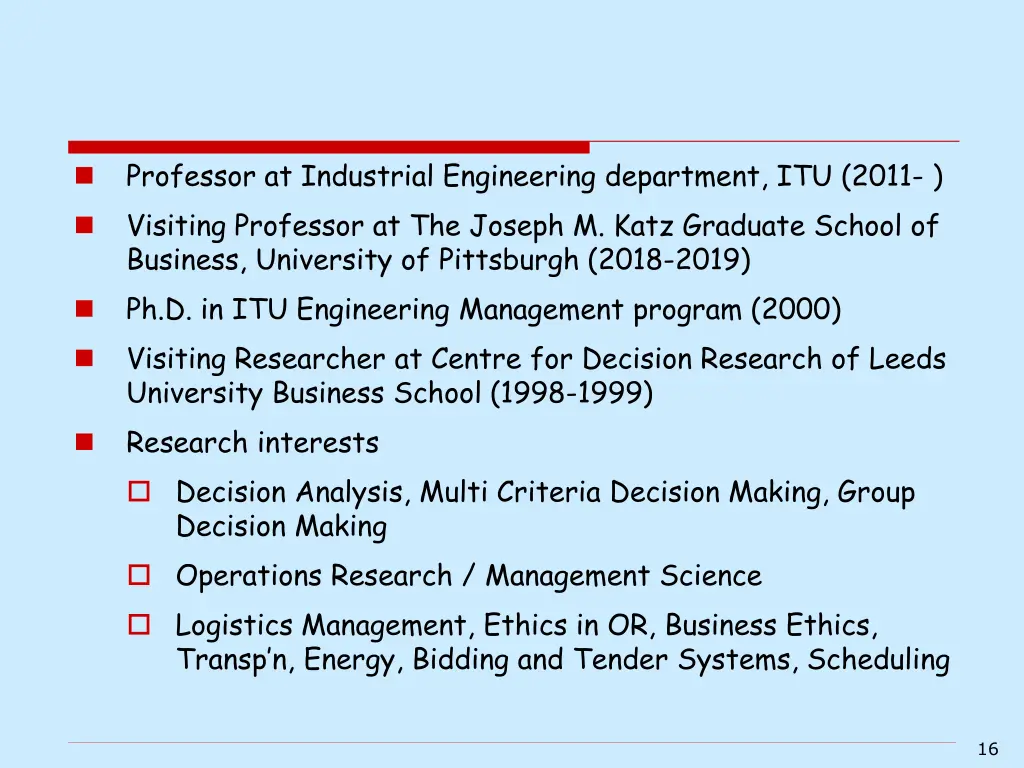 professor at industrial engineering department 1