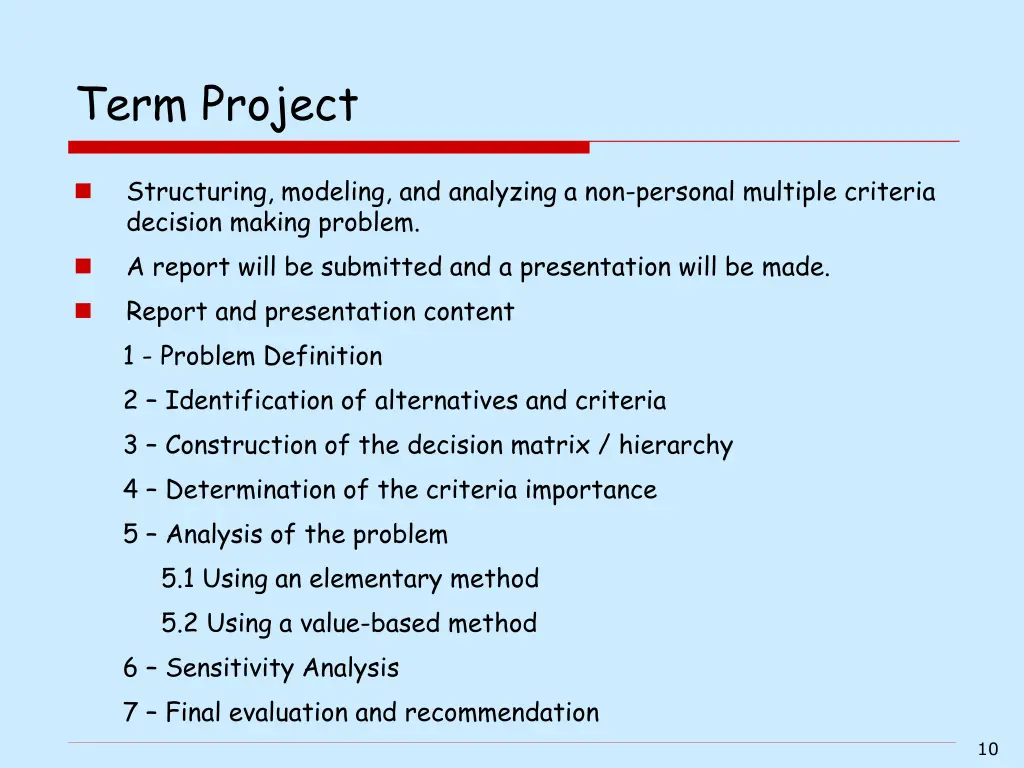 term project