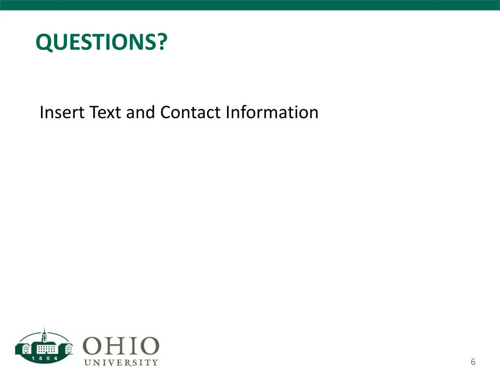 questions