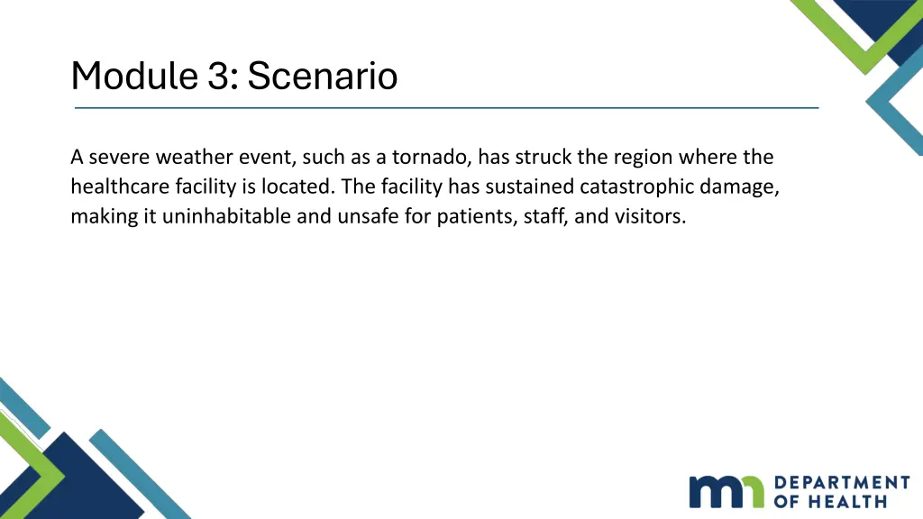 module 3 scenario