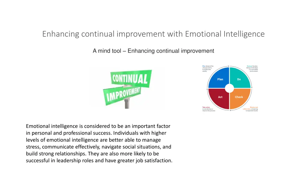 enhancing continual improvement with emotional 1