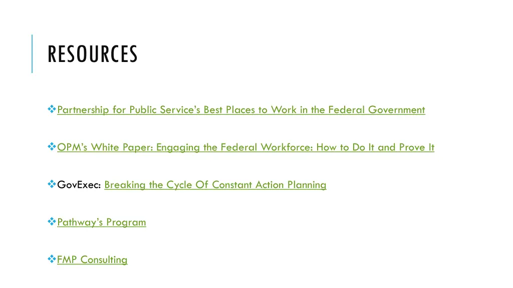 resources