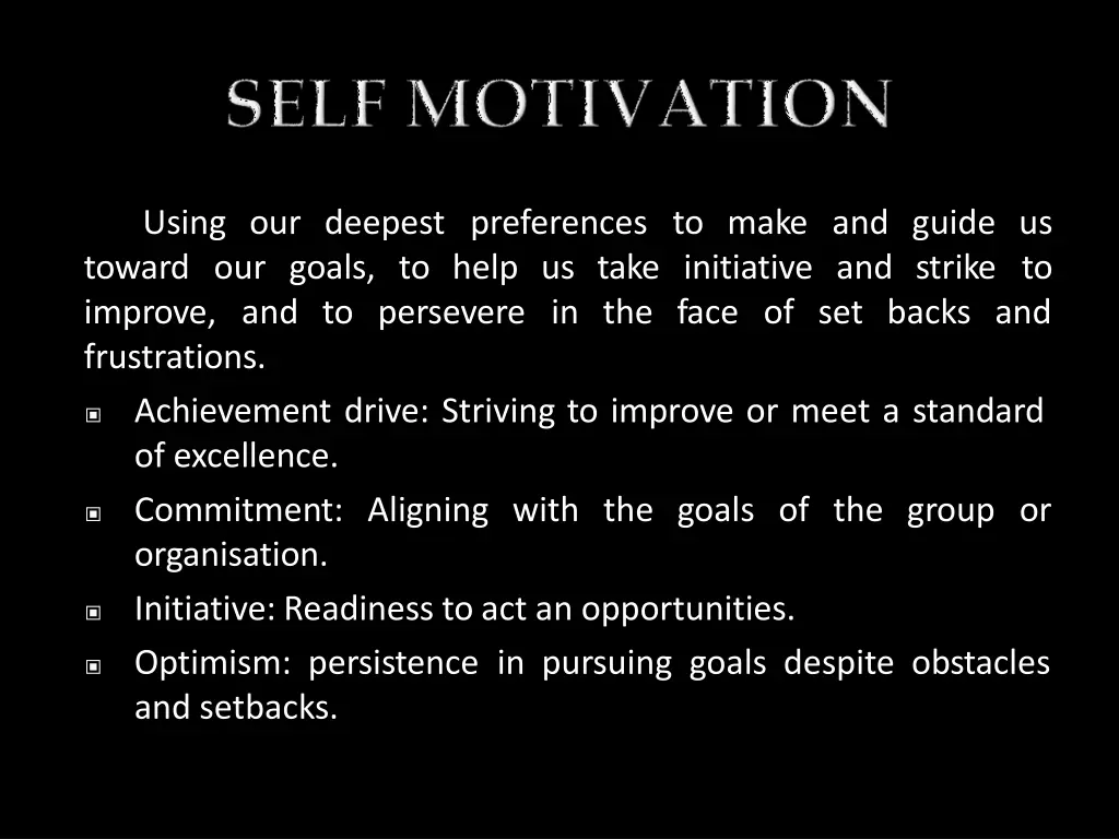 using our deepest toward our improve
