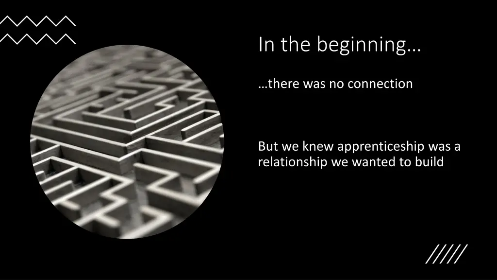 in the beginning