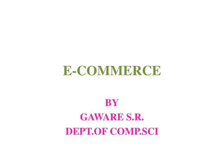 e commerce