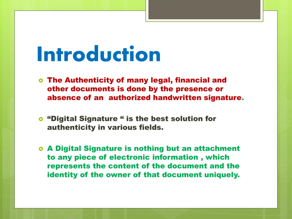introduction