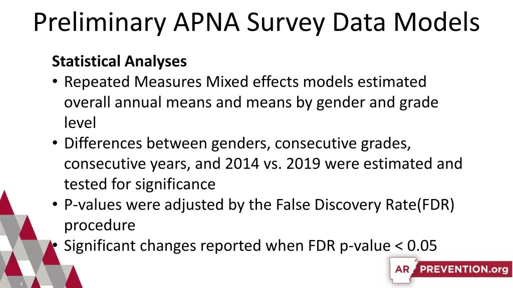 preliminary apna survey data models 2