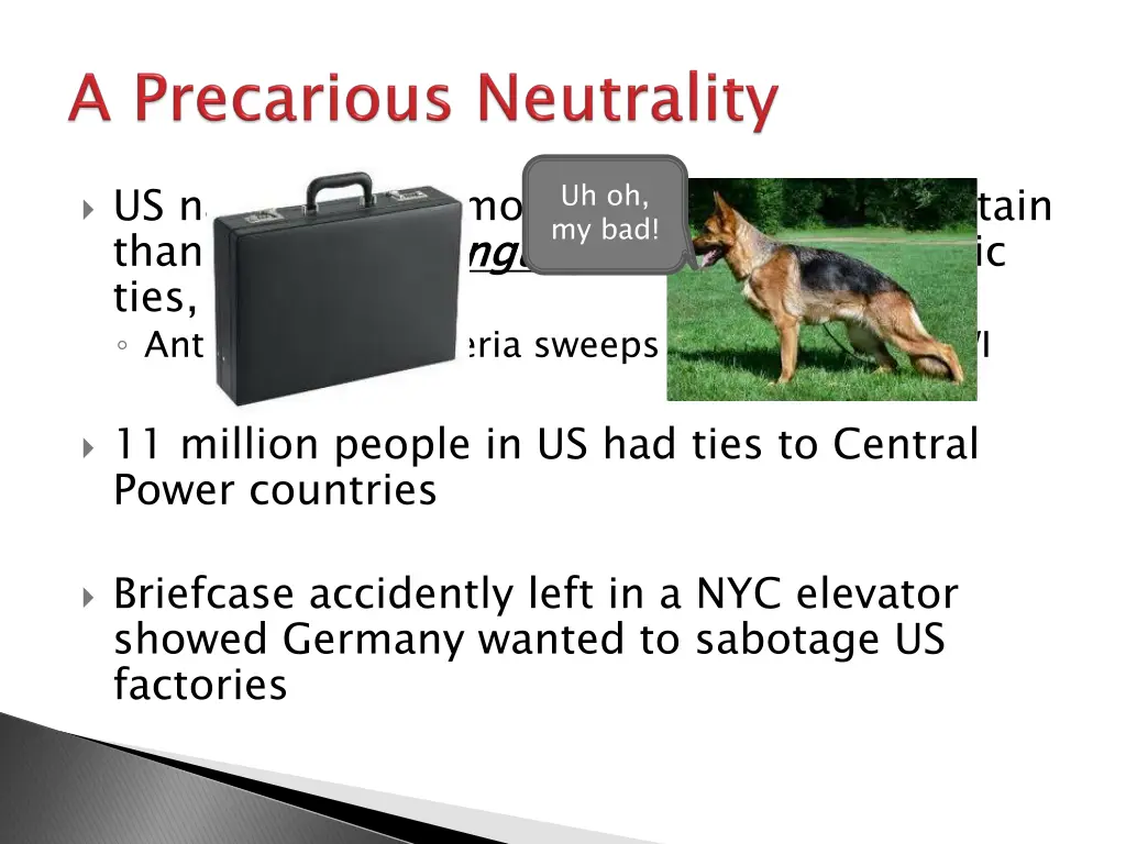 us naturally had more in common with britain than