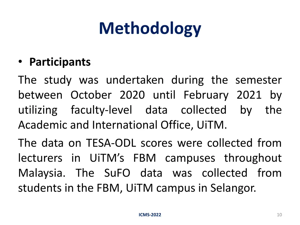 methodology