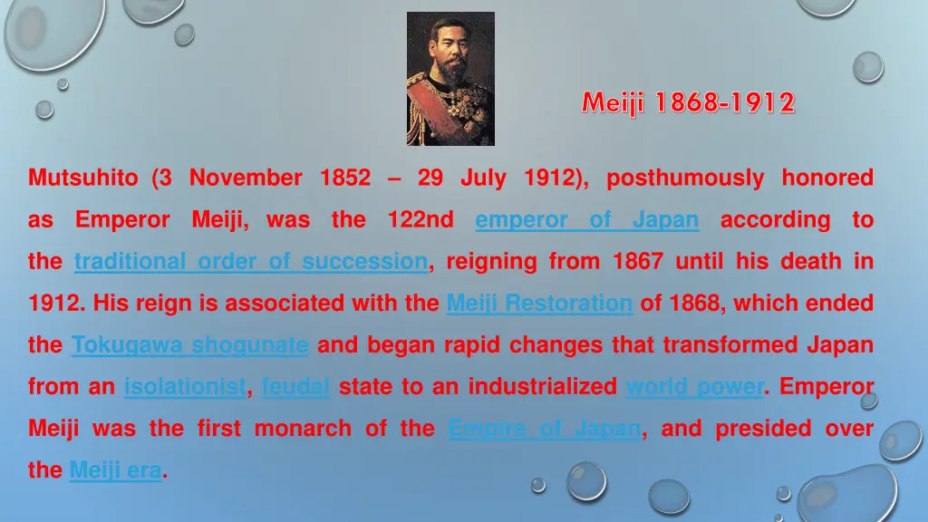 meiji 1868 1912