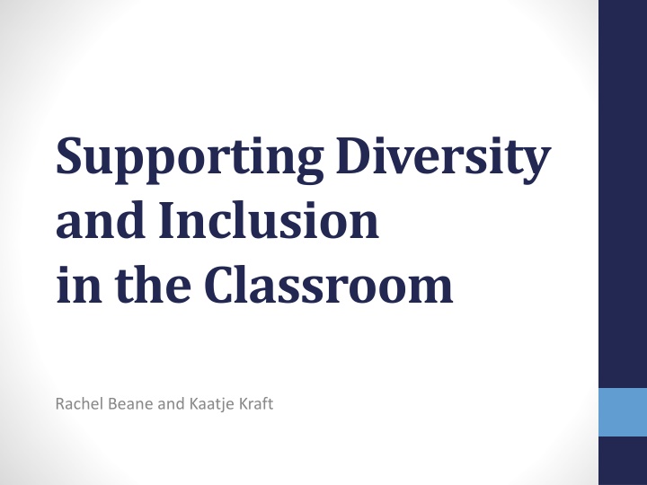 supporting diversity and inclusion