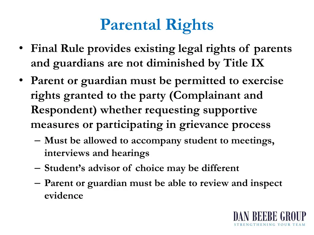 parental rights