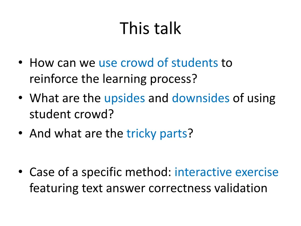 this talk