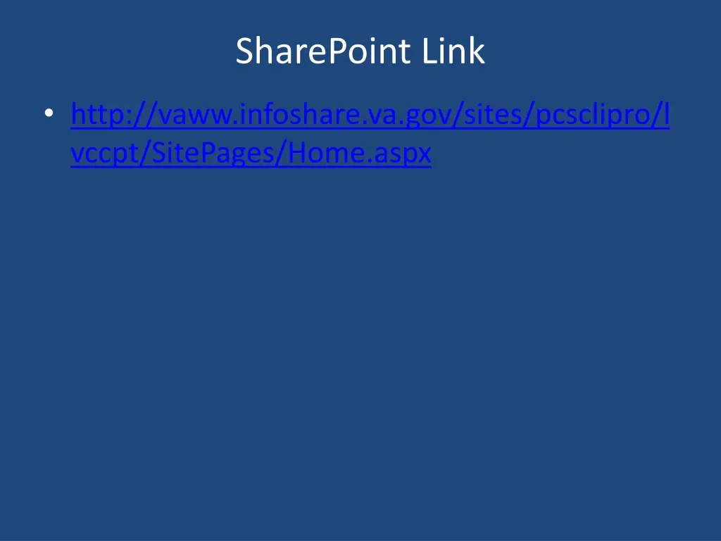 sharepoint link
