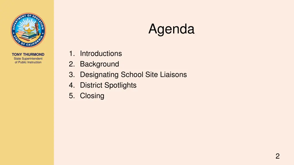 agenda