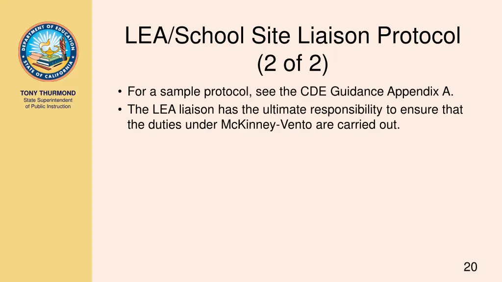lea school site liaison protocol 2 of 2
