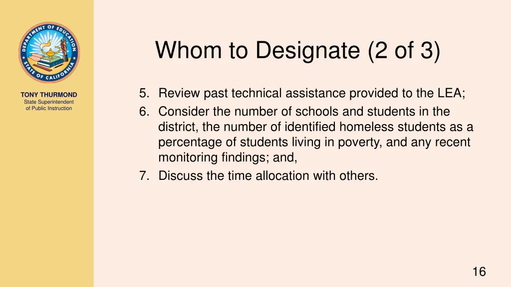 whom to designate 2 of 3