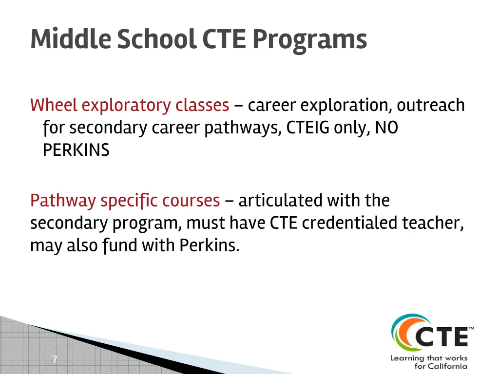 middle school cte programs
