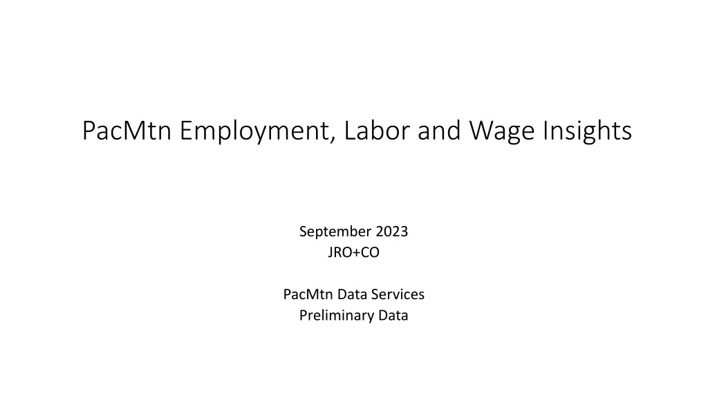 pacmtn employment labor and wage insights