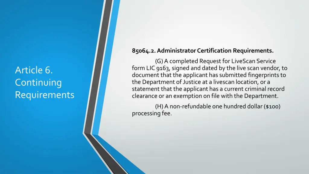 85064 2 administrator certification requirements 4