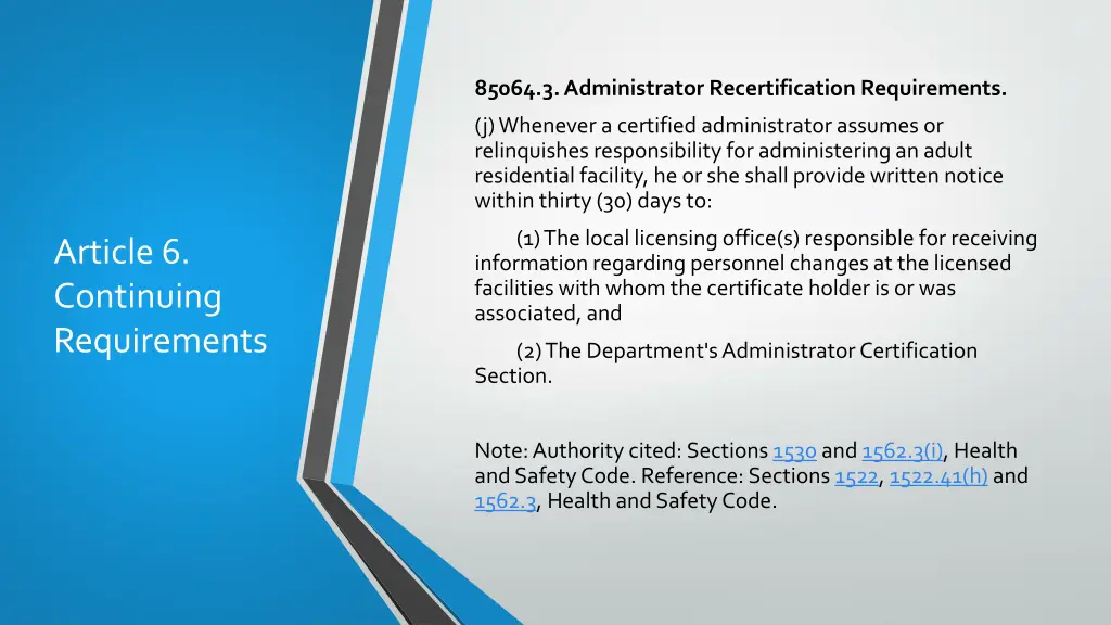 85064 3 administrator recertification requirements 10
