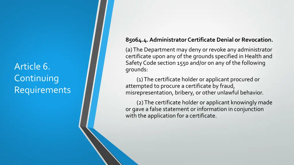 85064 4 administrator certificate denial