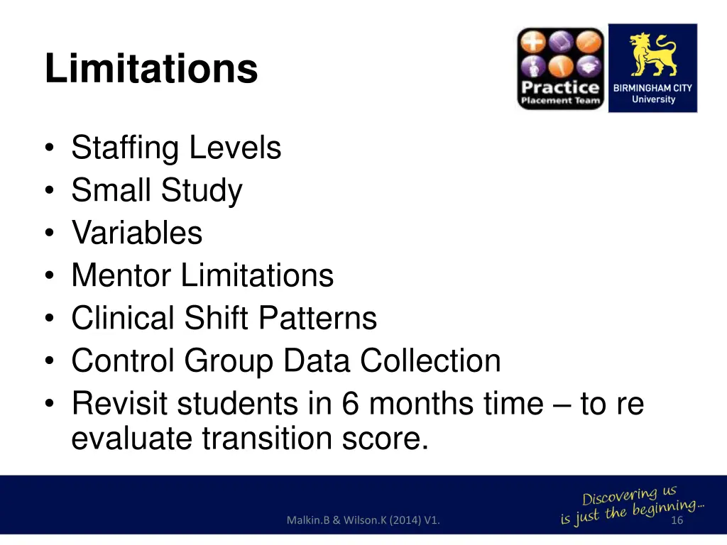 limitations