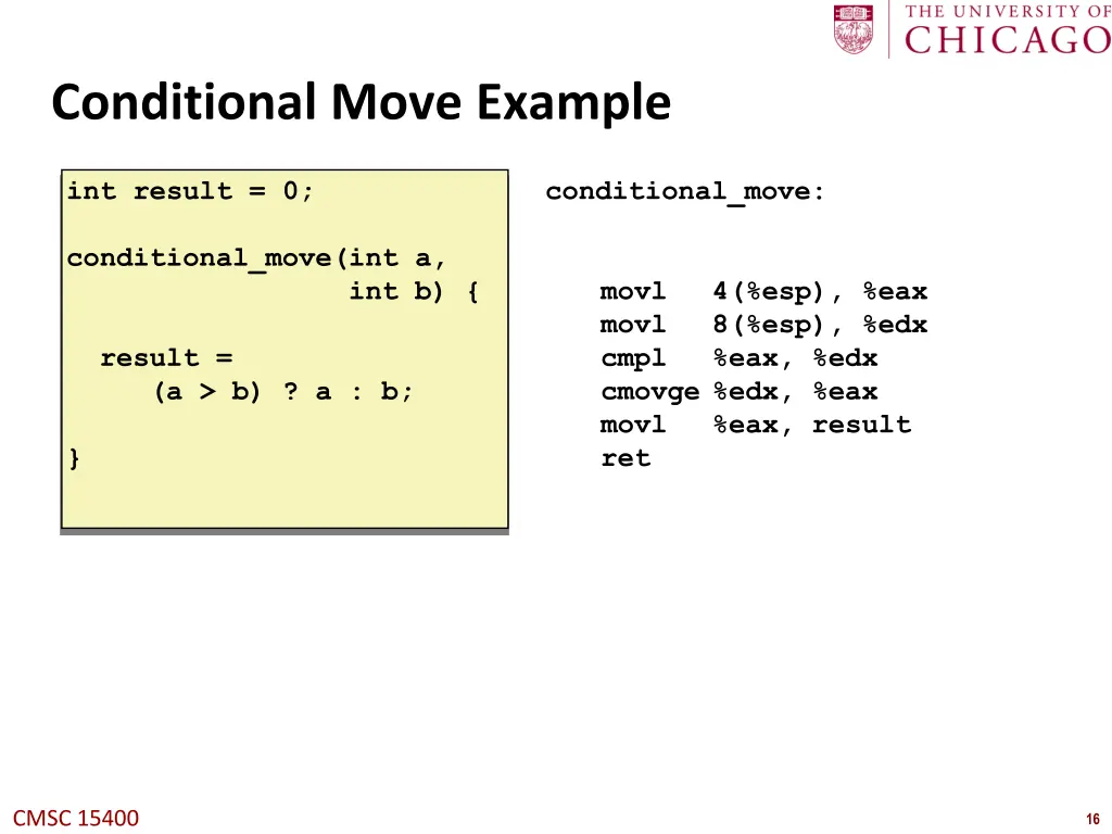 conditional move example