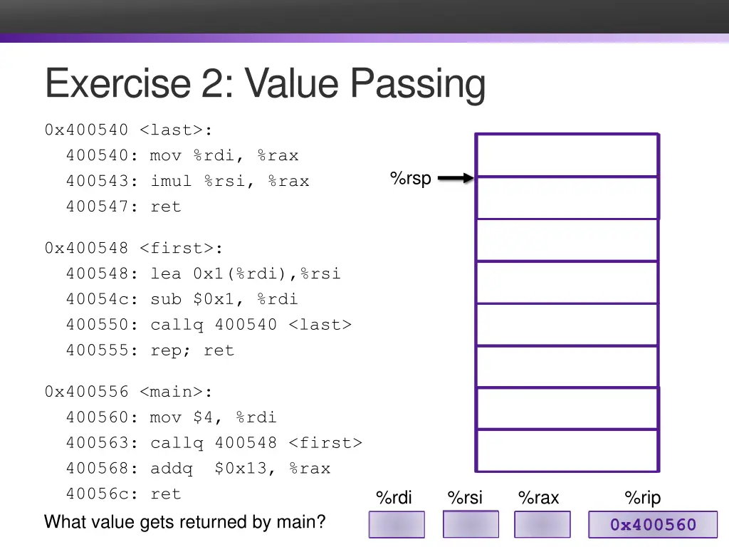 exercise 2 value passing