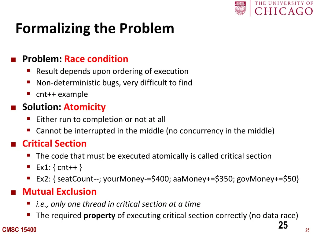 formalizing the problem
