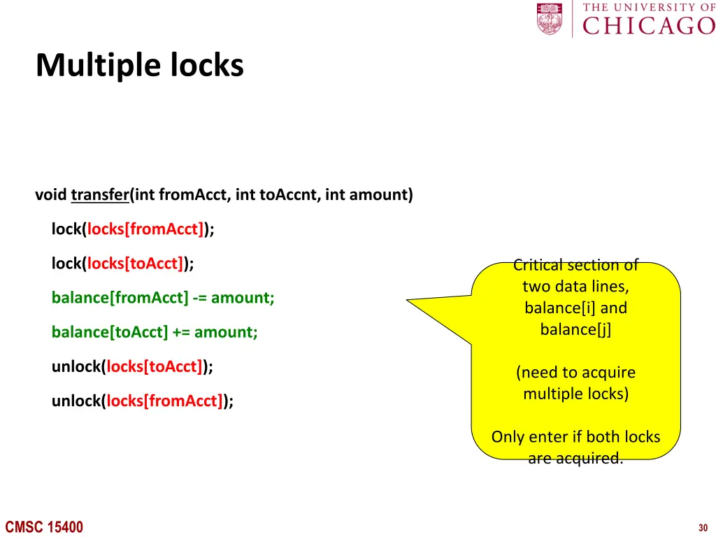multiple locks
