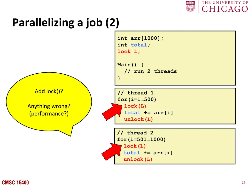 parallelizing a job 2