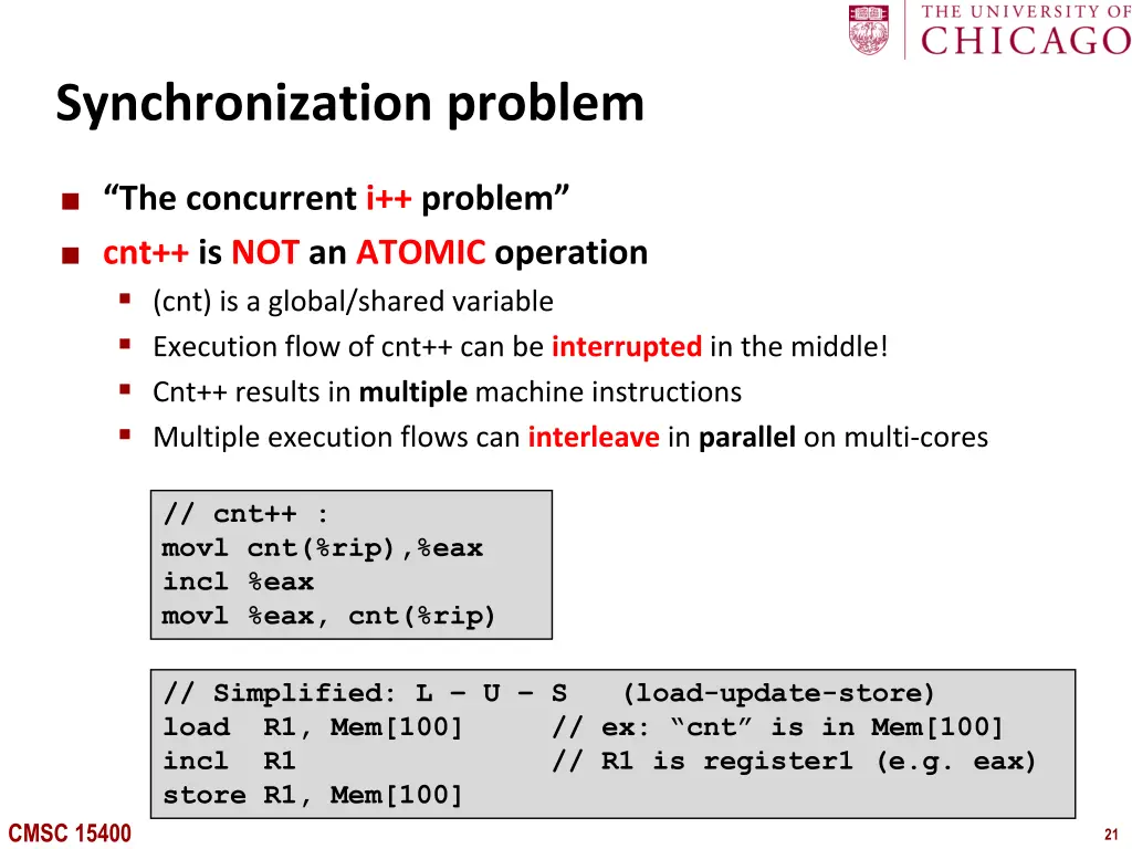 synchronization problem