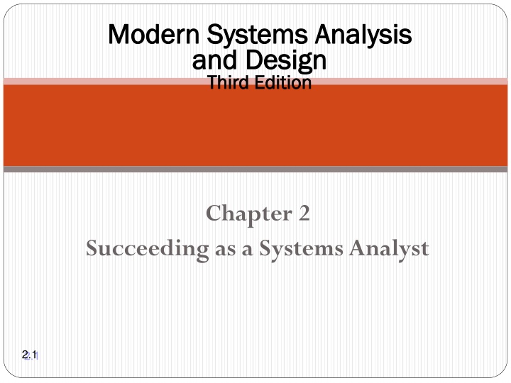 modern systems analysis modern systems analysis