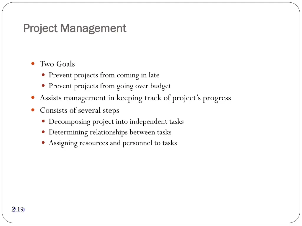 project management project management