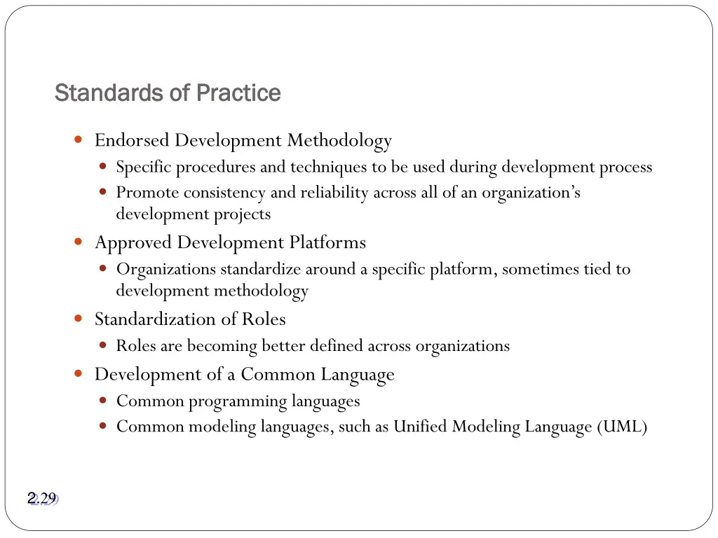 standards of practice standards of practice