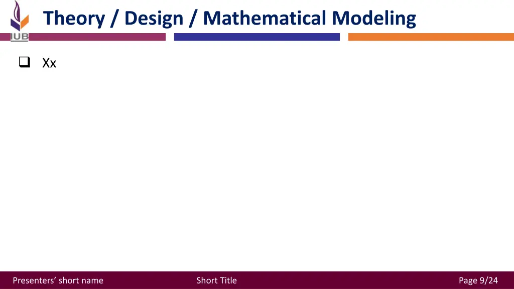 theory design mathematical modeling 1