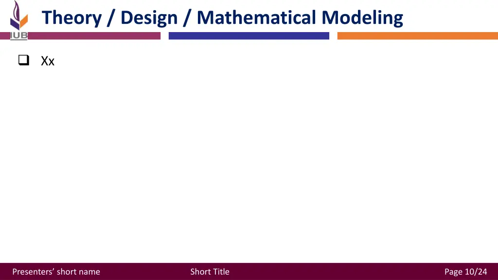 theory design mathematical modeling 2
