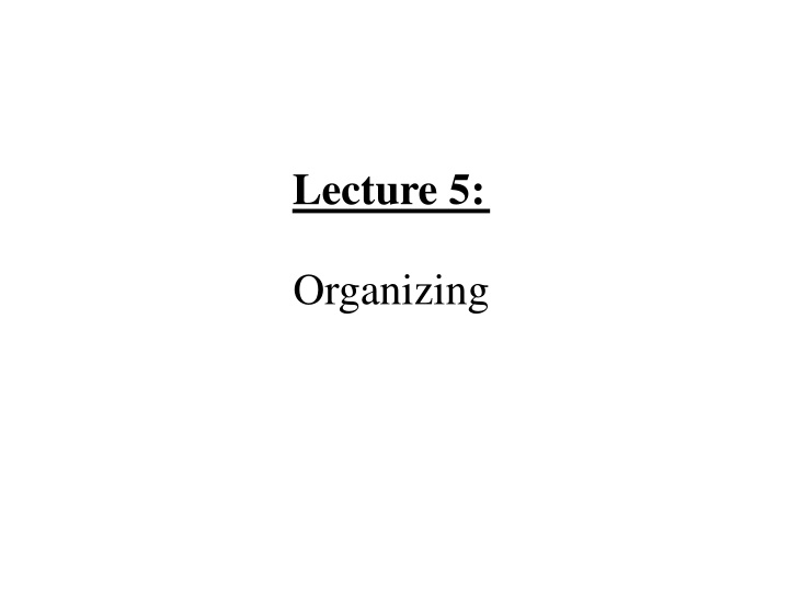 lecture 5
