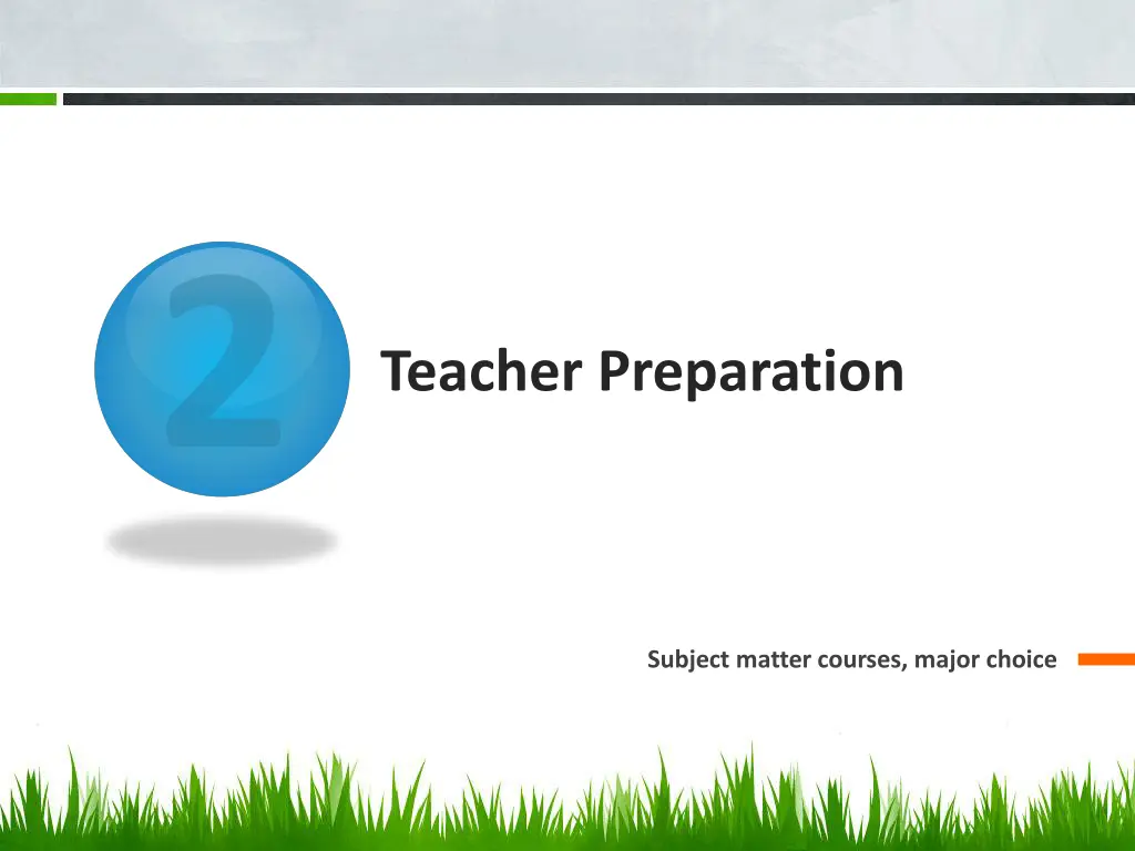 teacher preparation
