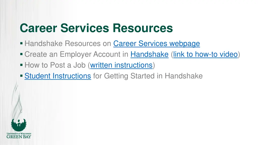 career services resources
