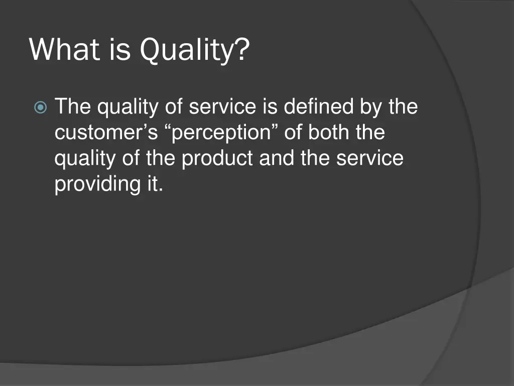 what is quality