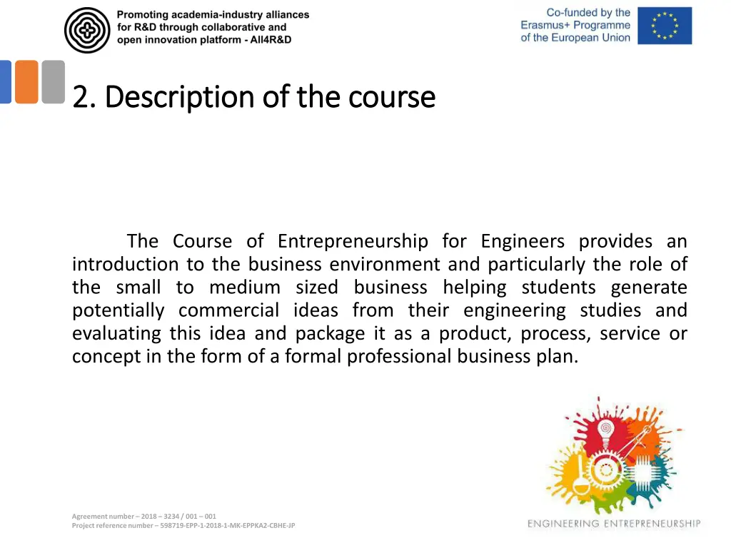 2 description of the course 2 description